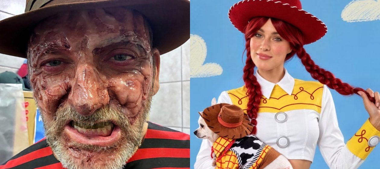 Famosos sorprenden en redes sociales con icónicos disfraces para halloween